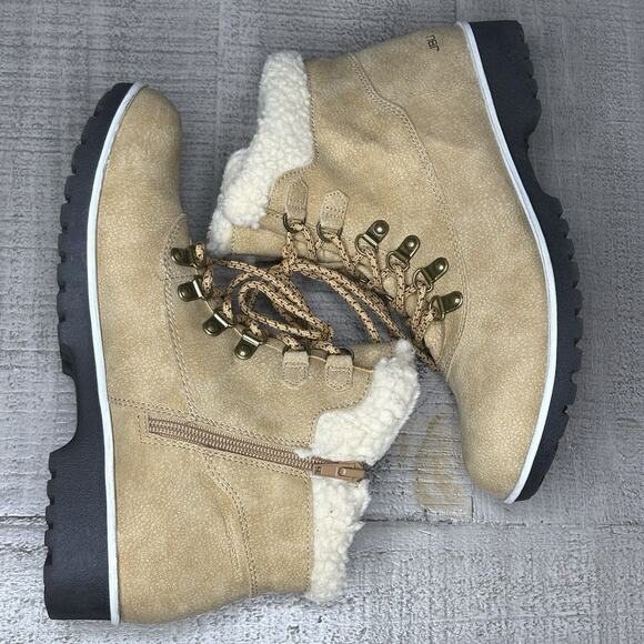 NEW JSport by Jambu Womens Size 8.5 M BLUESTONE Tan Hiker Ankle Boots Shoes - Picture 6 of 9